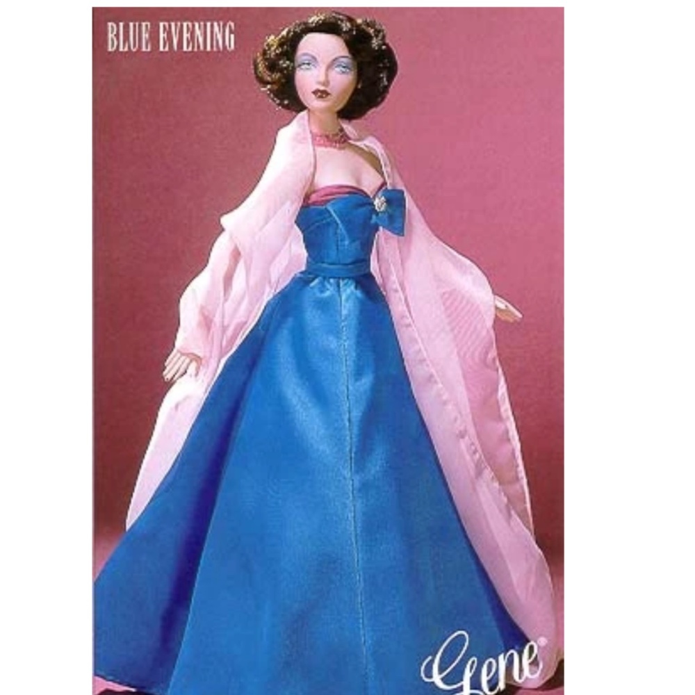 Signed Ashton Drake Outfit Gene Doll Outfit Blue Evening Signed by Mel Odom wBox